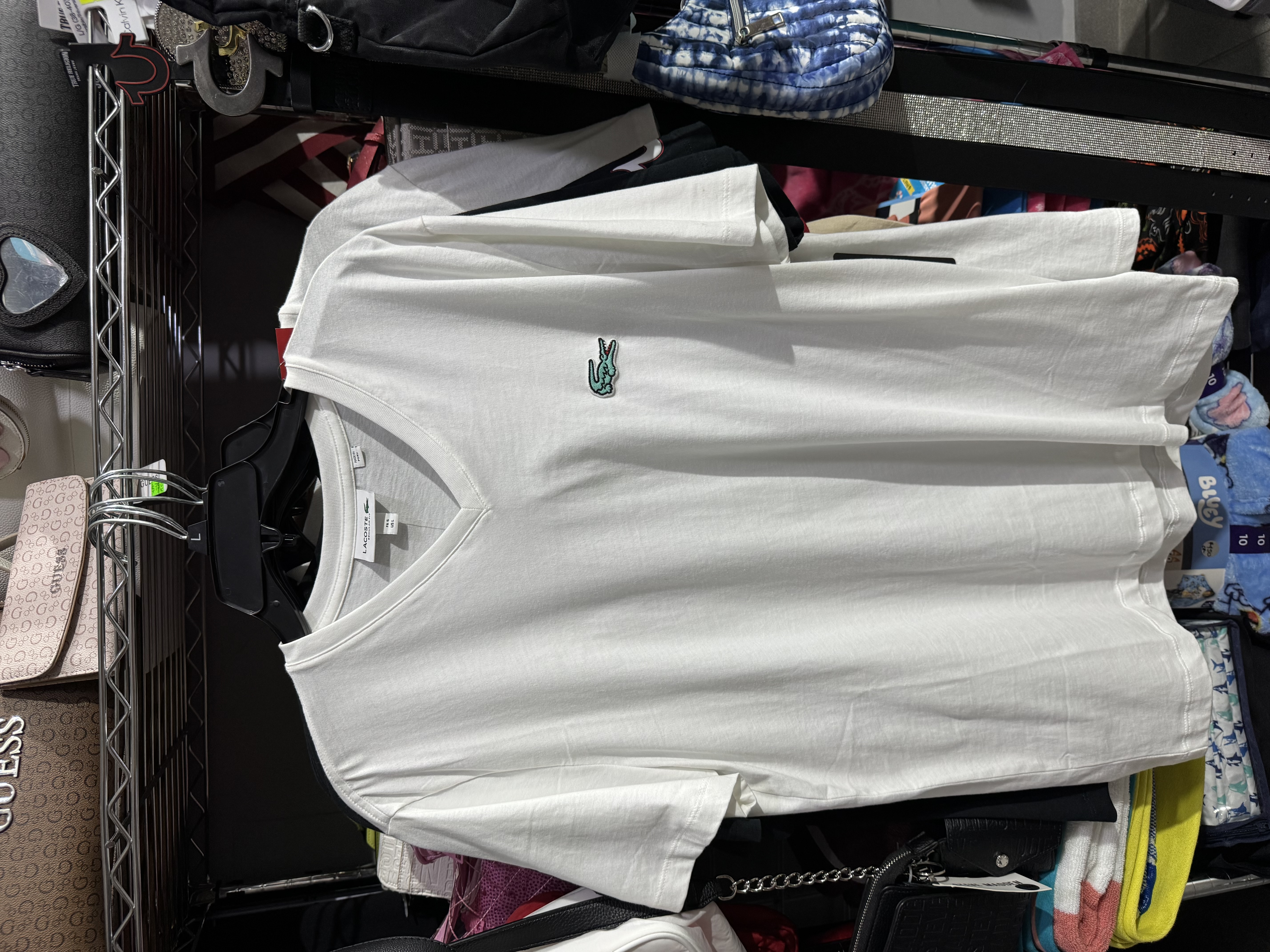 Playera Lacoste Blanca